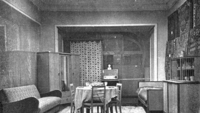 Комплект мебели для однокомнатной квартиры (Ленинградский совнархоз)