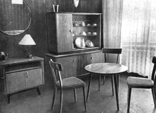 Типовой набор мебели для однокомнатной квартиры (Ленинградский совнархоз)
