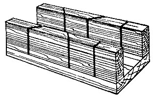 Рис. 16. Распиловочная коробка (стусло)